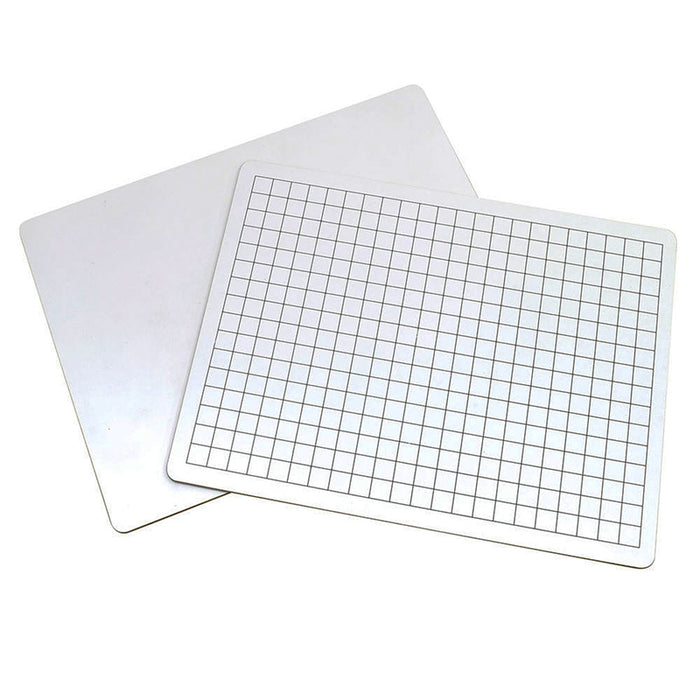 2 SIDED MATH WHITEBOARDS 1/2IN GRID