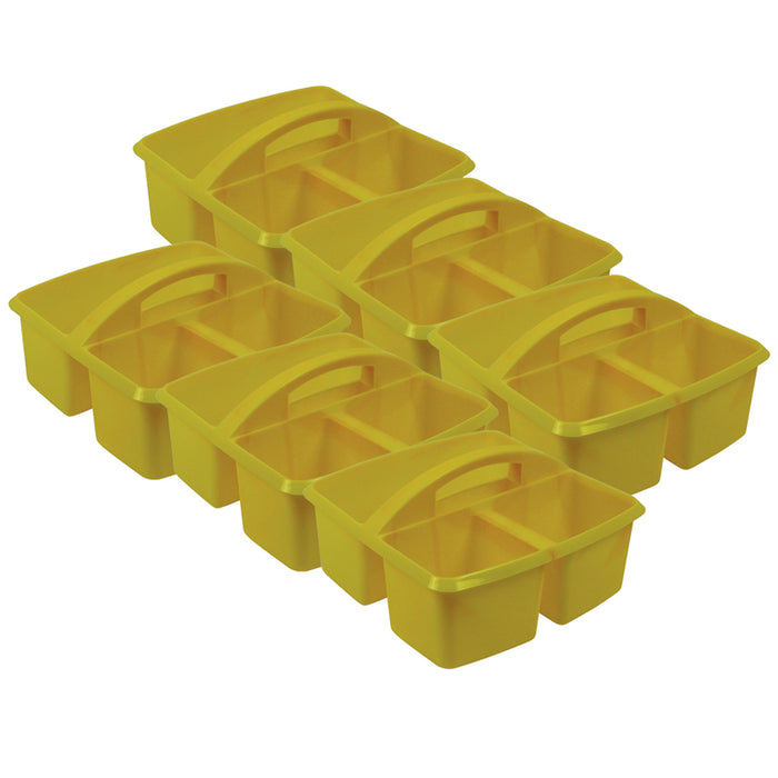 (6 EA) SMALL UTILITY CADDY YELLOW