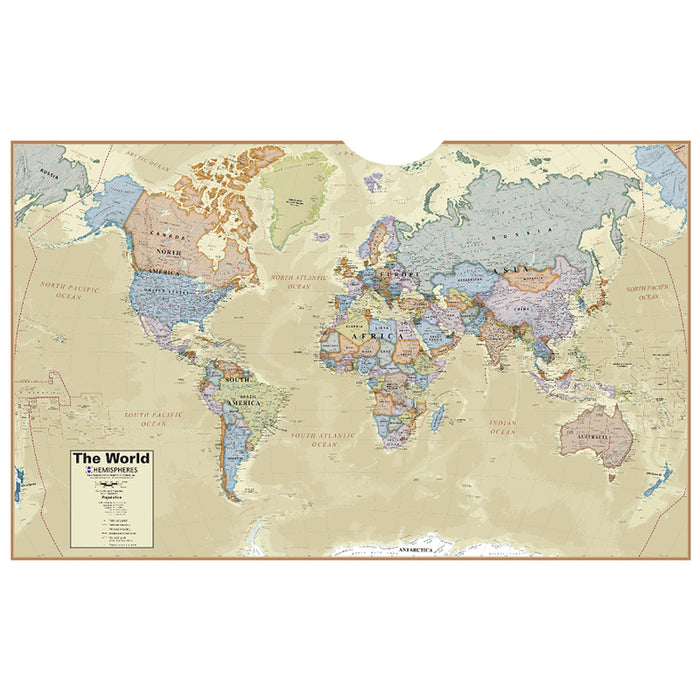 BOARDROOM SERIES WORLD WALL MAP