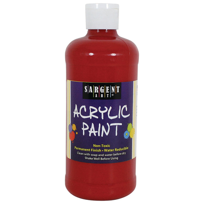 16OZ ACRYLIC PAINT - RED