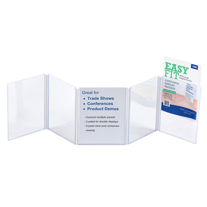 CLEAR DISPLAY PANELS 5 COUNT PANELS