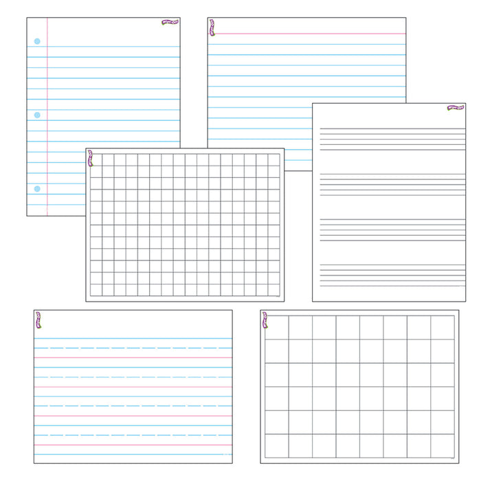 WIPE OFF PAPERS & GRIDS COMBO PACK