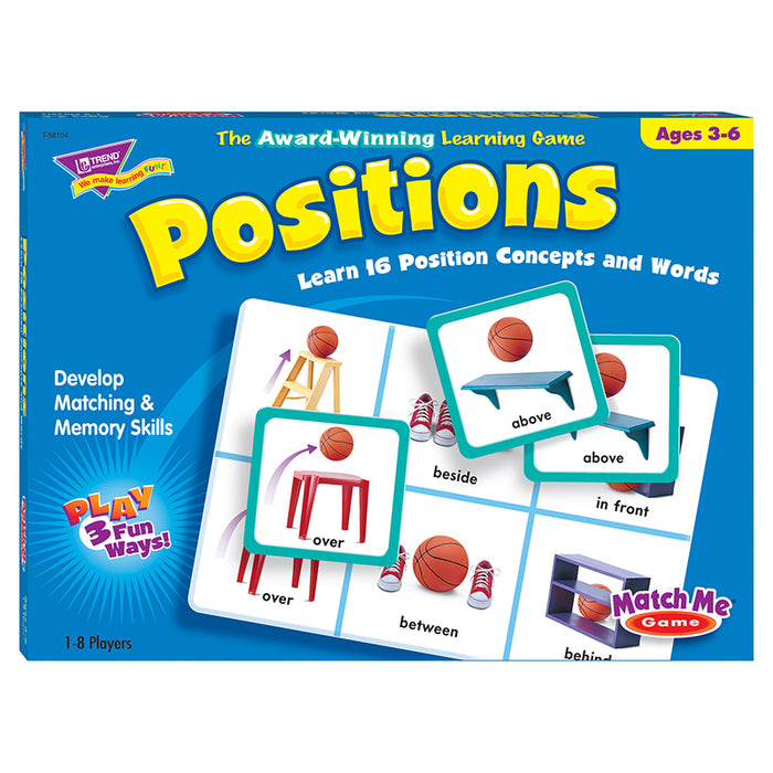 MATCH ME GAME POSITIONS AGES 3 &