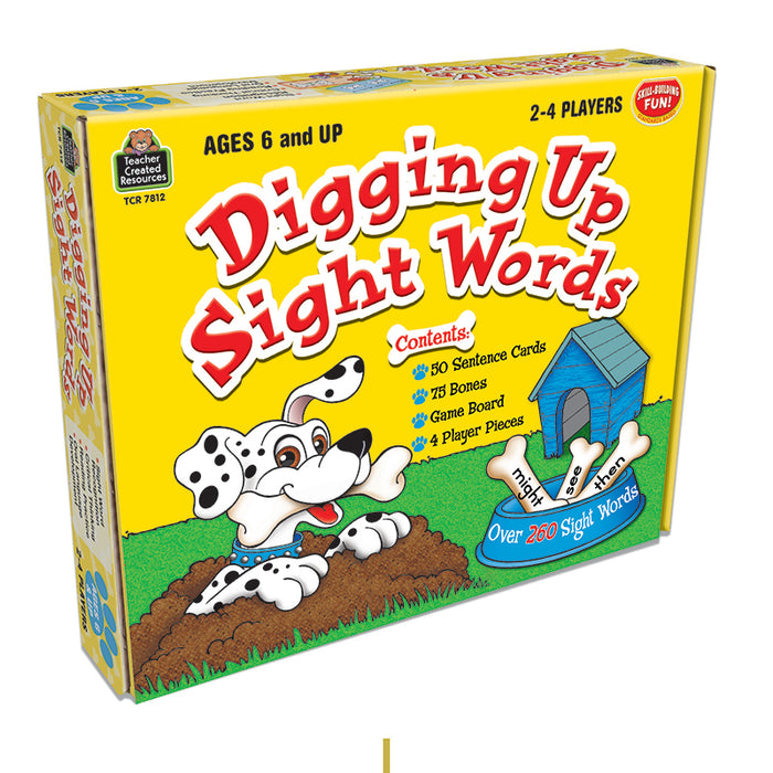 DIGGING UP SIGHT WORDS GAME AGES 6