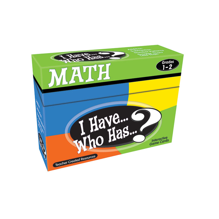 I HAVE WHO HAS MATH GAMES GR 1-2