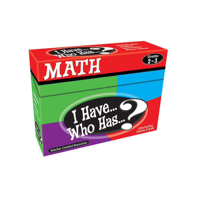 I HAVE WHO HAS MATH GAMES GR 2-3