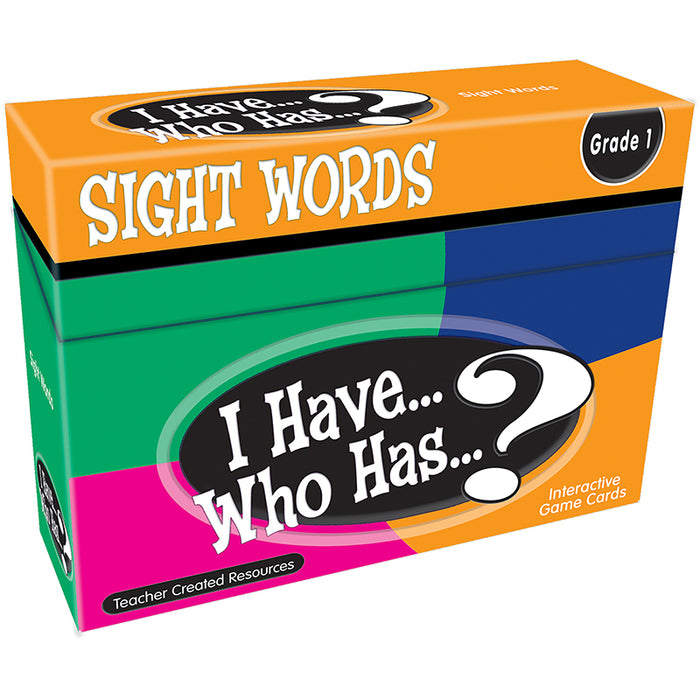 I HAVE WHO HAS GR 1 SIGHT WORDS