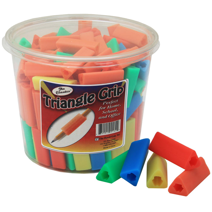 TRIANGLE PENCIL GRIPS 200CT BUCKET